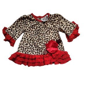 Rare Edition Leopard Print Dress 3 Months